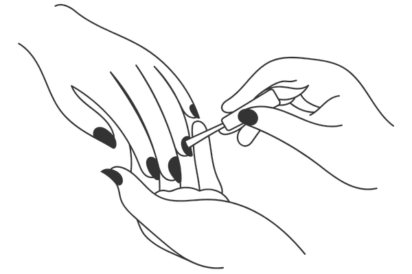 illustration of a manicure